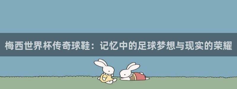2026世界杯对阵图：梅西世界杯传奇球鞋：记忆中的足球梦想与现实的荣耀
